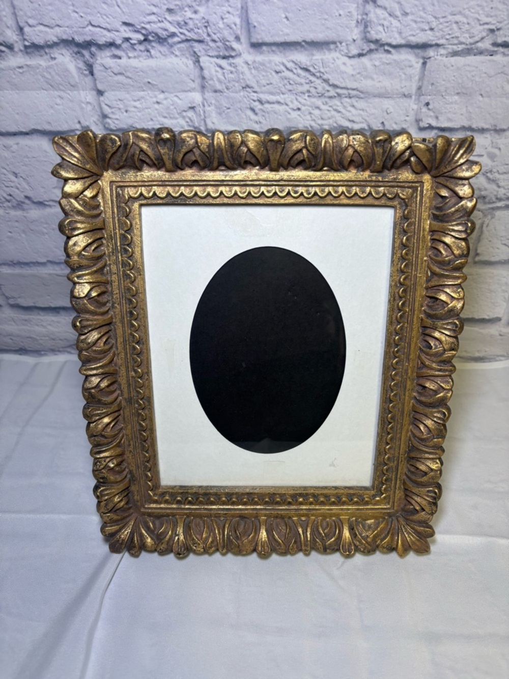 Antique Ornate Gold Gilt Baroque Style Picture Frame (11x13) Scroll Leaf Pattern - Picture 7 of 15